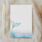 Elegante Oceanische Zeemeermin Waterverf & Gouden Post-it® Notes
