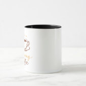 Elegante ochtend koffiemok. mok (Midden)