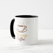 Elegante ochtend koffiemok. mok (Voorkant links)