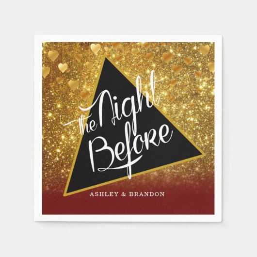Elegante Oefenavond servetten (Voorkant)
