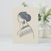 Elegante Oekraïense Folk Art Flat Kaart (Staand voorkant)