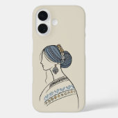 Elegante Oekraïense Folk Art iPhone Case (Achterkant)