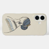 Elegante Oekraïense Folk Art iPhone Case (Achterkant (horizontaal))