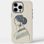 Elegante Oekraïense Folk Art iPhone Case (Achterkant)