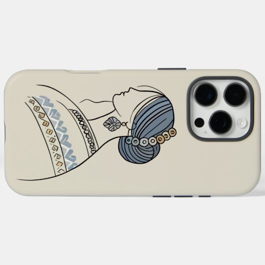 Elegante Oekraïense Folk Art iPhone Case (Achterkant (horizontaal))