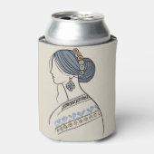 Elegante Oekraïense Folk Art Koelbox Blikjeskoeler (Blikje Voorkant)