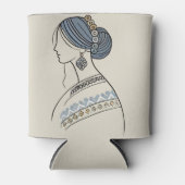 Elegante Oekraïense Folk Art Koelbox Blikjeskoeler (Voorkant)