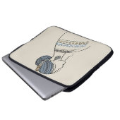 Elegante Oekraïense volkskunst laptophoes Laptop Sleeve (Voorkant onderkant)