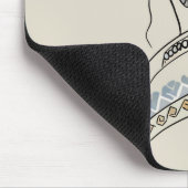 Elegante Oekraïense volkskunst Mousepad Muismat (Hoek)