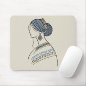 Elegante Oekraïense volkskunst Mousepad Muismat (Met muis)
