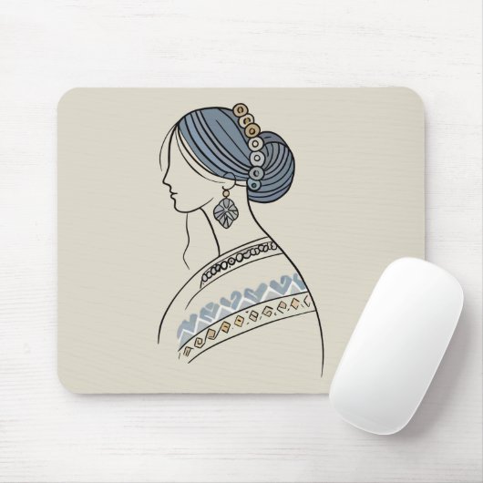 Elegante Oekraïense volkskunst Mousepad Muismat (Met muis)