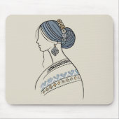 Elegante Oekraïense volkskunst Mousepad Muismat (Voorkant)