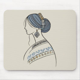 Elegante Oekraïense volkskunst Mousepad Muismat