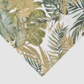 Elegante Oerwouden bladeren Tissuepapier (Detail)