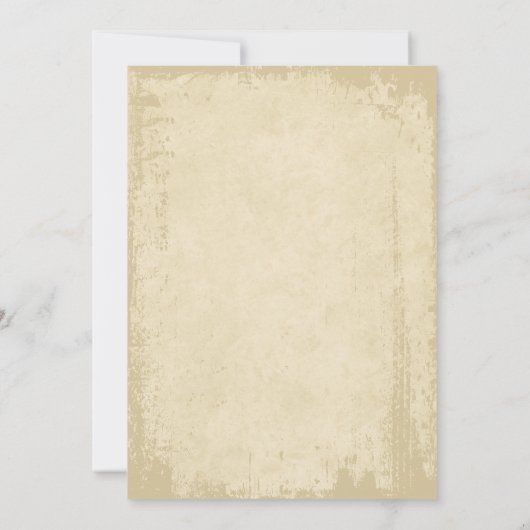 Elegante Off-White Grunge Edge Sla de datum op Save The Date (Achterkant)