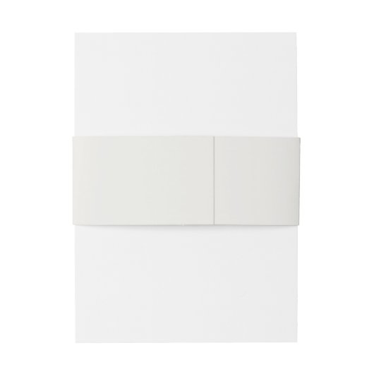 Elegante off-white twig bruiloft uitnodiging uitnodigingen wikkel (Achterkant Voorbeeld)