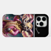 Elegante Olifant in de Ruimte iPhone Hoesje (Achterkant horizontaal)