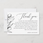 Elegante olijf Italiaanse bruiloft | Middellandse- Bedankkaart (Voorkant)
