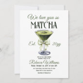 Elegante olijfboog hou van je, dus matcha Baby sho Kaart (Voorkant)