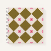 Elegante olijfgroene en crèmekleurige geometrische