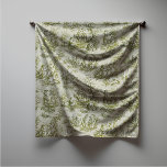 Elegante  olijfgroene toile de jouy plein sjaal<br><div class="desc">retro olijfgroen toile de jouy Scarf. Verrijk uw garderobe met de tijdloze elegantie van de design van toile de jouy, geïnspireerd op de prachtige patronen van Franse landschapscènes. Deze verfijnde Toile prints zijn een all time rage op dit moment, prachtige design die natuurlijke schoonheid en charme brengen. Deze modieuze sjaal...</div>