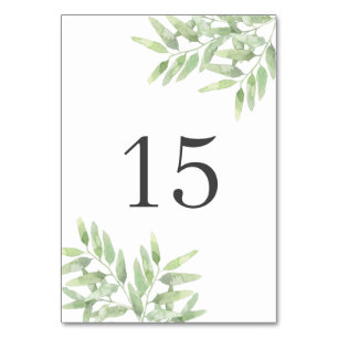 Elegante olijftakken. Botanische zomerhuwelijk Kaart