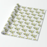 Elegante olijven cadeaupapier<br><div class="desc">Een origineel olijfontwerp, ideaal voor het feestelijke seizoen of elke gelegenheid.</div>