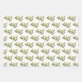 Elegante Olijven Inpakpapier Vel (Voorkant)