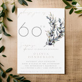 Elegante Olive Branch Verrassing Verjaardag Uitnod