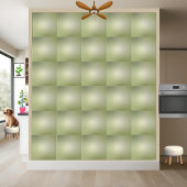 Elegante Olive Green Gradient Keramische Tegel Tegeltje