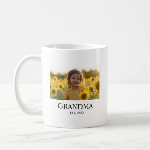 Elegante Oma Foto Koffiemok