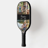 Elegante Oma Opgericht Jaar Collage Pickleball Paddle (Links)