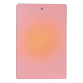 Elegante Ombre Blush Roze Schone Interieur Designe Mini Klembord (Achterkant)