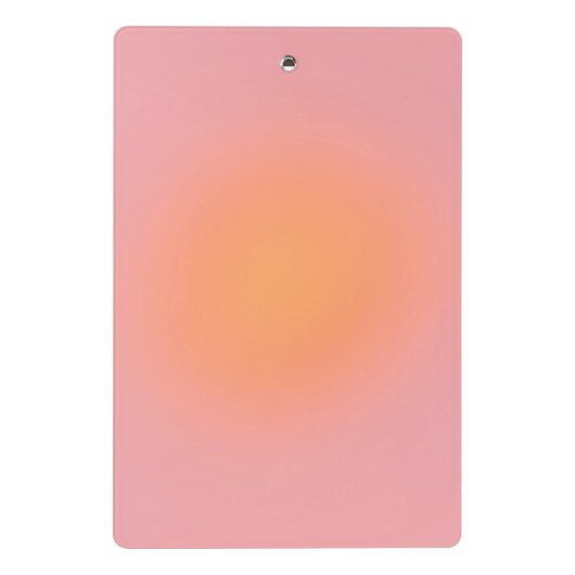 Elegante Ombre Blush Roze Schone Interieur Designe Mini Klembord (Achterkant)