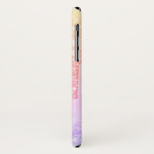 Elegante Ombre Glitter Druppels Case-Mate iPhone Case (Achterkant/links)