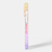 Elegante Ombre Glitterdruppels Case-Mate iPhone Case (Achterkant / Links)