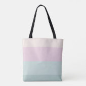 Elegante Ombre Roze Groene Frangipani Bloem Custom Tote Bag (Achterkant)
