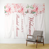 Elegante onberispelijke Sakura Roze Bruiloft Welco Wandkleed (In Situ (horizontaal))