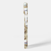 Elegante Onbevlekte Witte Parels Verspreide Esthet Case-Mate iPhone Case (Achterkant / Links)