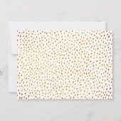 Elegante onechte koperen metalen textuur bruiloft save the date (Achterkant)