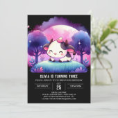 Elegante online Koe verjaardag Kaart (Staand voorkant)