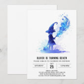 Elegante online magische verjaardag kaart (Voorkant / Achterkant)