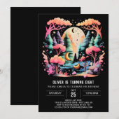 Elegante Online Woodland Verjaardag Kaart (Voorkant / Achterkant)