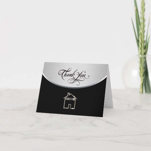 Elegante Onroerende goederen Dankt u Kaarten (Voorkant)