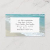 Elegante ontspannende strand Spa Reisvakantie Visitekaartje (Achterkant)