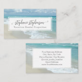 Elegante ontspannende strand Spa Reisvakantie Visitekaartje (Voorkant / Achterkant)