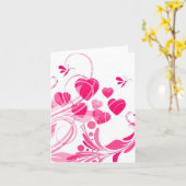 ELEGANTE ONTWERP HART NOTITIEKAARTEN (Gele Bloem)