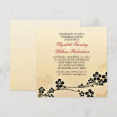 Elegante ontwerp repetitie diner uitnodigingen (Voorkant / Achterkant)