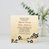 Elegante ontwerp repetitie diner uitnodigingen (Staand voorkant)