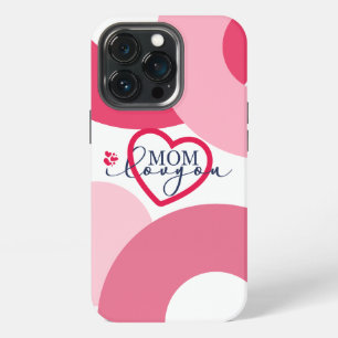 Elegante ontwerp Text Moeder Ik hou van jou Met Ha iPhone 13 Pro Hoesje